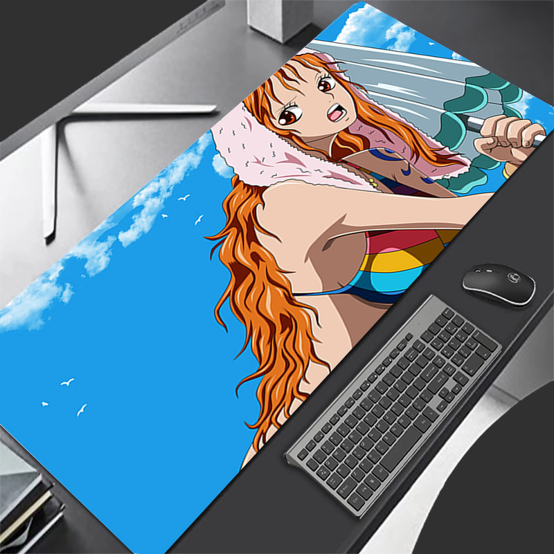 Gaming Keyboard Nearby - Mouse Pad Tek Parça Dayanıklı Anime