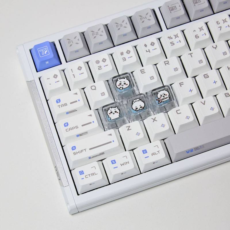 Gaming Keyboard Nearby - Chiikawa 4 Adet El Yapımı Şeffaf