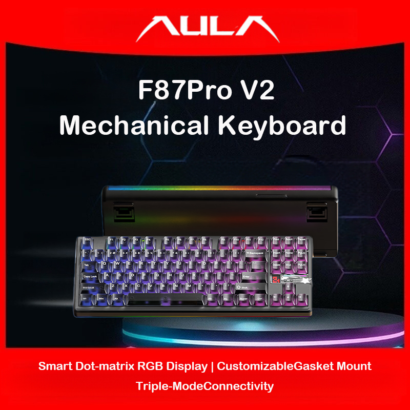 AULA F87 Pro V2, Üç Modlu, 87  - Gaming Keyboard Hot Swappable incelemesi ve fiyatı