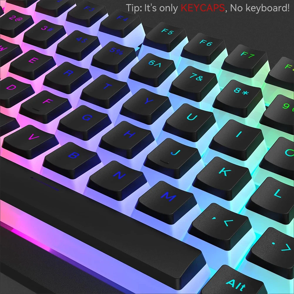 Yeni Pudding PBT Klavye Tuşlar - Keyboard Gaming Blue Switch incelemesi ve fiyatı