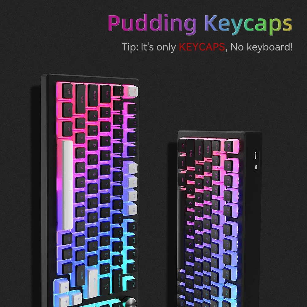 Yeni Pudding PBT Klavye Tuşlar - Keyboard Gaming Blue Switch incelemesi ve fiyatı