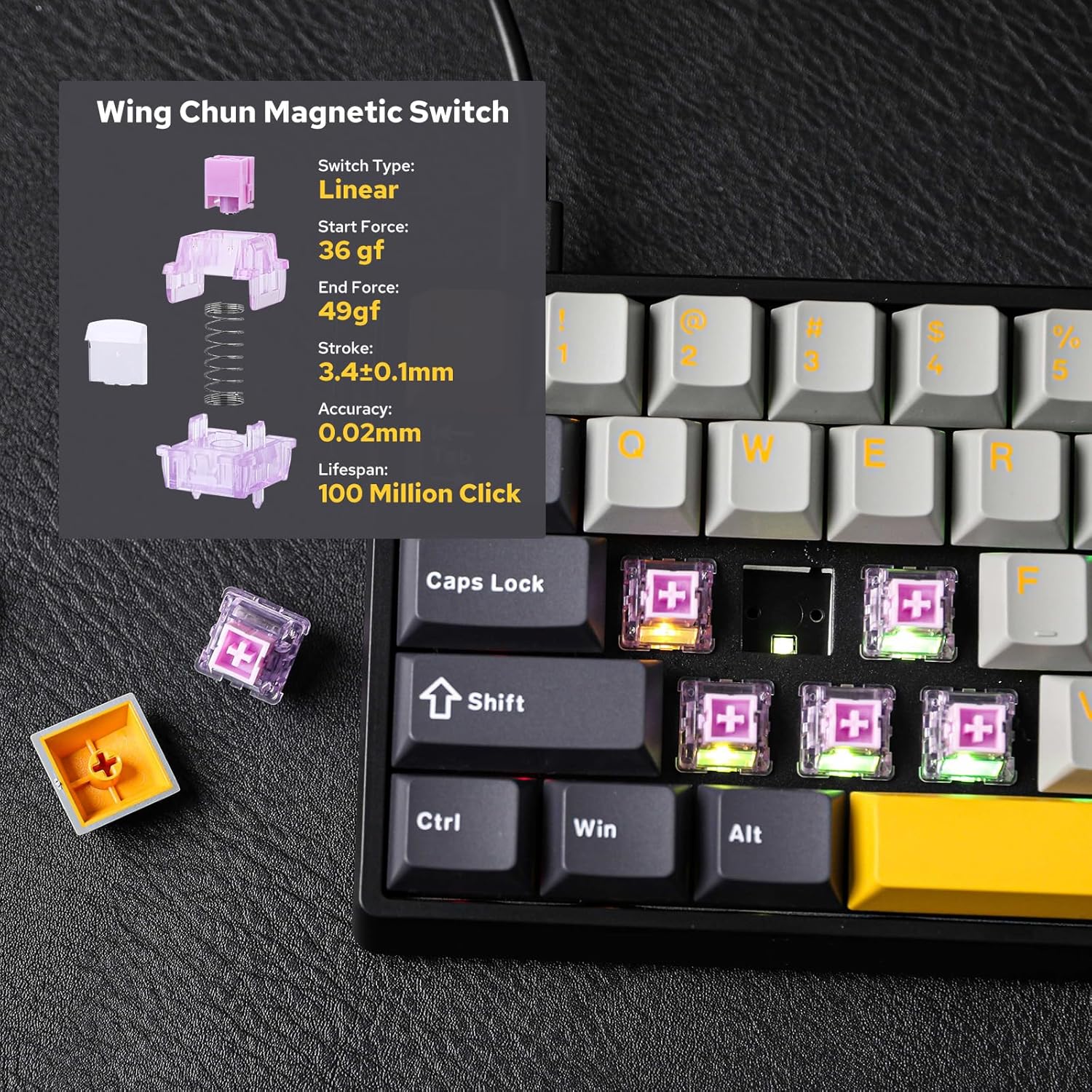 AULA WIN60 HE %60 Max Pro Many - Gaming Keyboard Hot Swappable incelemesi ve fiyatı