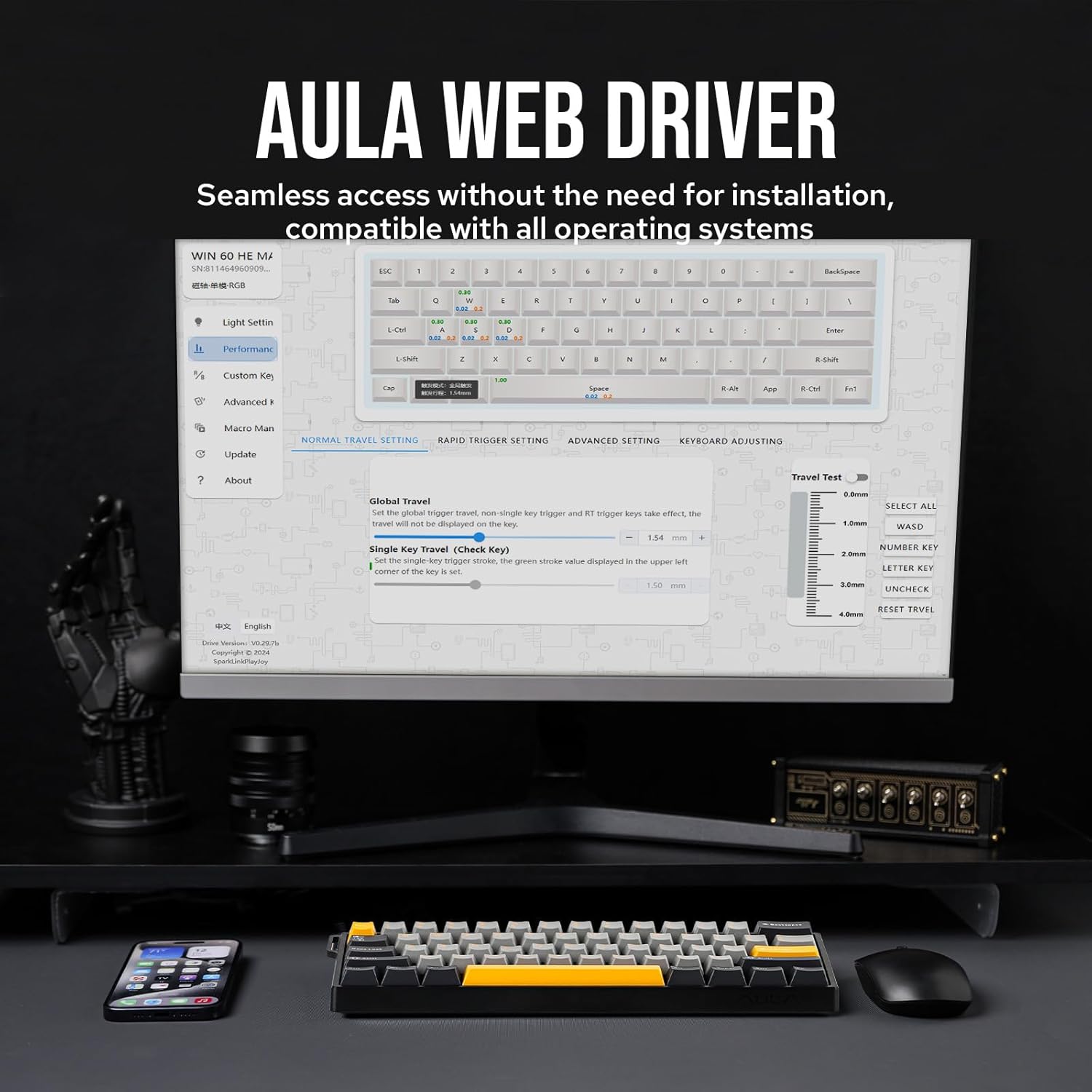 AULA WIN60 HE %60 Max Pro Many - Gaming Keyboard Hot Swappable incelemesi ve fiyatı