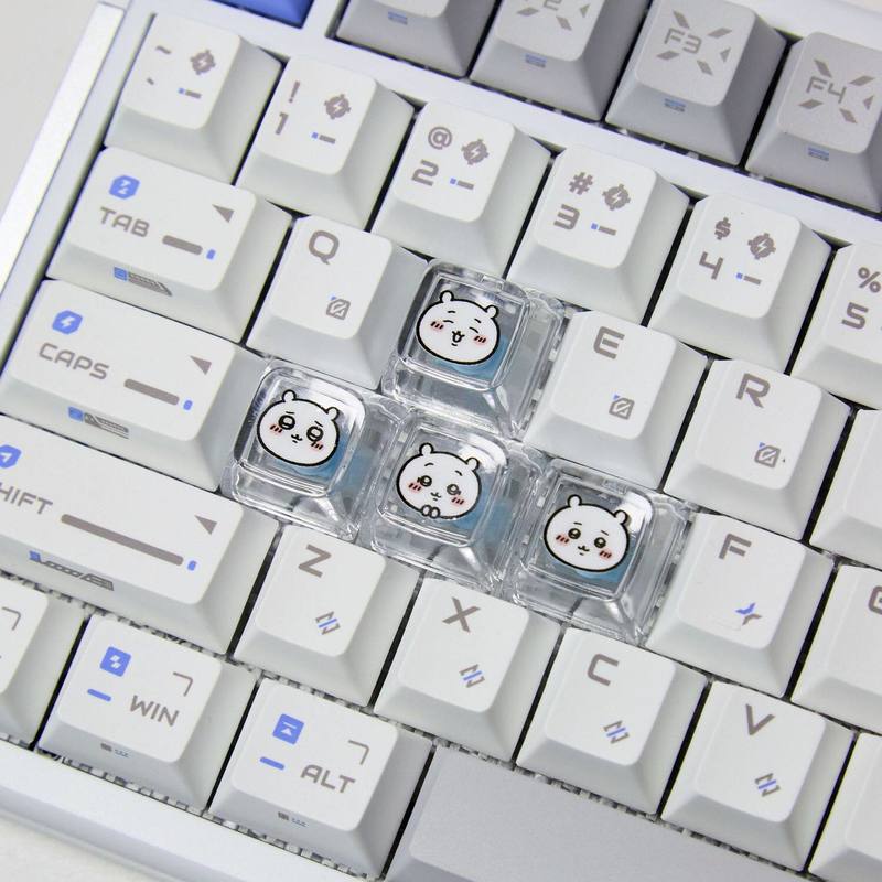 Chiikawa 4 Adet El Yapımı Şeff - Gaming Keyboard Nearby incelemesi ve fiyatı