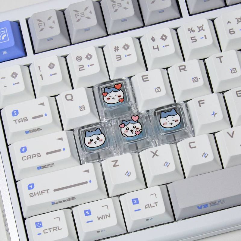 Chiikawa 4 Adet El Yapımı Şeff - Gaming Keyboard Nearby incelemesi ve fiyatı