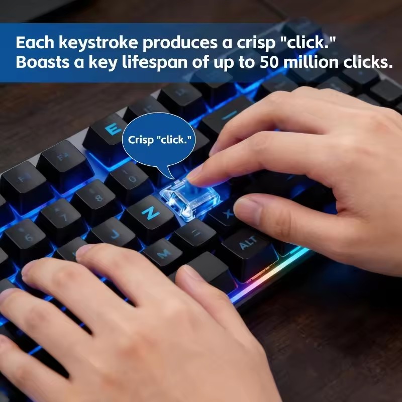 10/30 Adet 3 Pinli Mekanik Kla - Keyboard Gaming Blue Switch incelemesi ve fiyatı