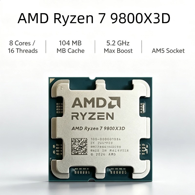 AMD Ryzen 7 9800X3D İçerik Olu - Amd Cpu Ryzen 7 incelemesi ve fiyatı